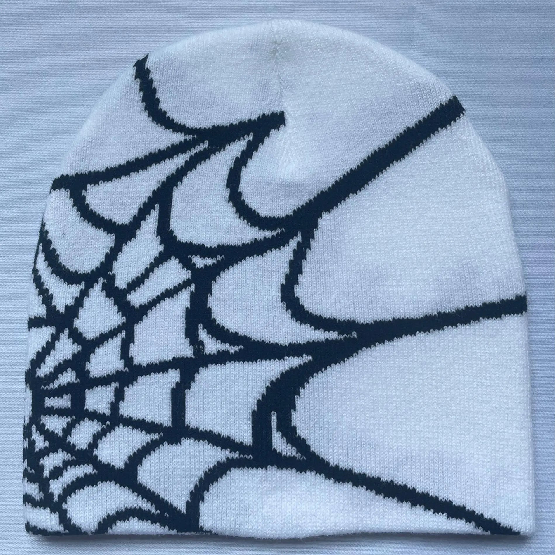2026 Tiktok Viral Y2K Mesh Spider Web Beanie Breathable Night Rave Hat for Summer Festivals Goth Cyberpunk Unisex Accessory Men Women Baseball Cap Wave Adjustable Snapback
