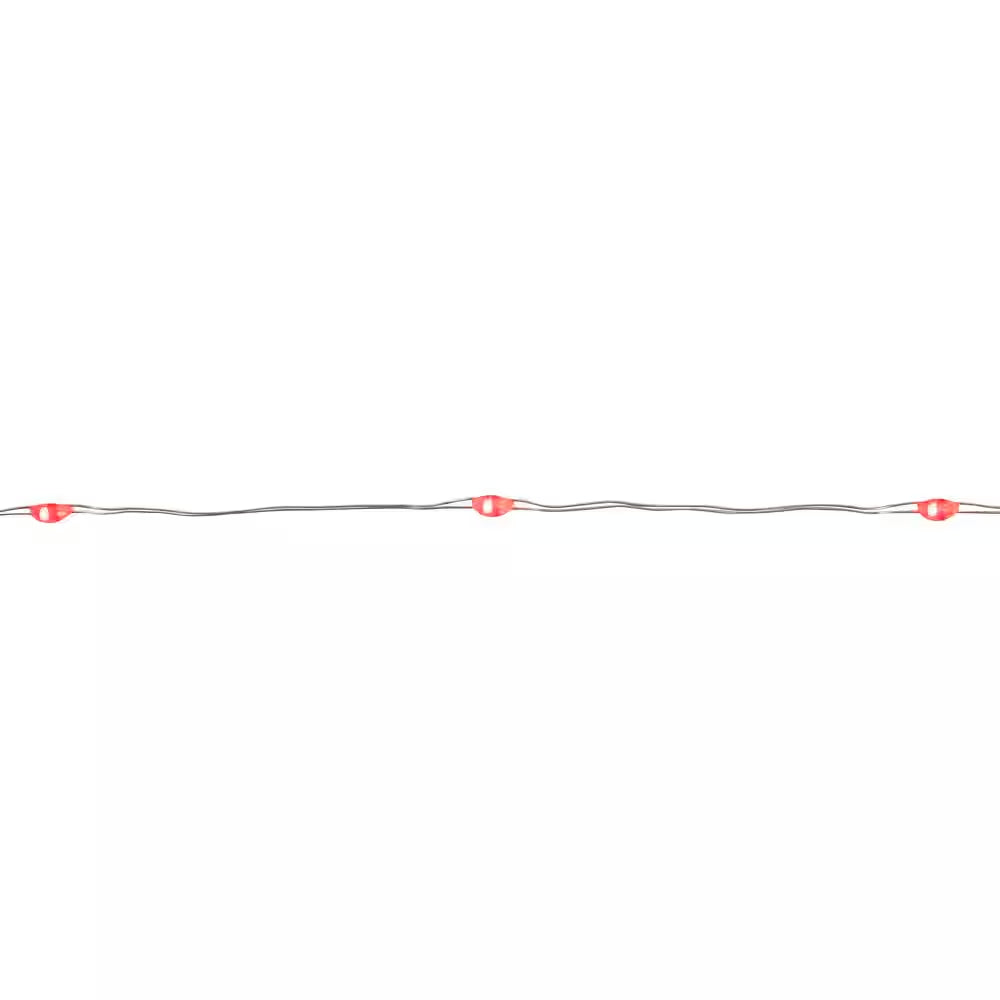 20-Count Red LED Micro Fairy Lights-6 Ft. Copper Wire