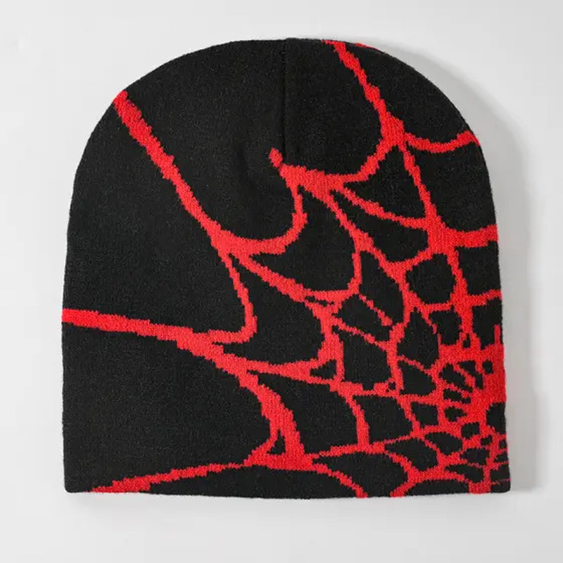 2026 Tiktok Viral Y2K Mesh Spider Web Beanie Breathable Night Rave Hat for Summer Festivals Goth Cyberpunk Unisex Accessory Men Women Baseball Cap Wave Adjustable Snapback