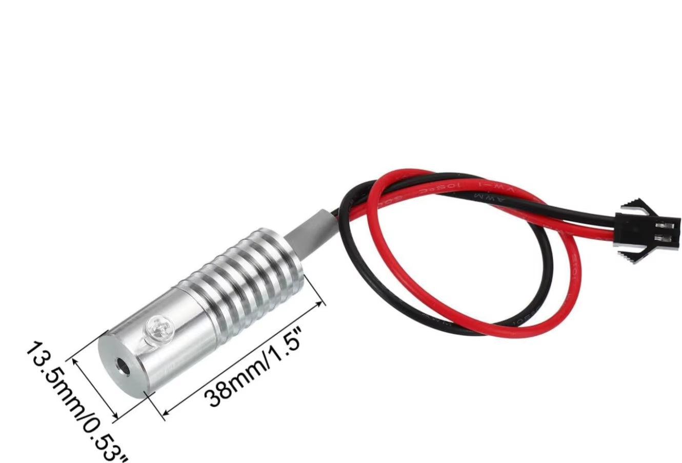 Mini 1.5W 12V Car Led Projector Light Source Engine Light Generator Light+2 Meters 3Mm(Dia.) Skirt Side Glow Optical Fiber Cable