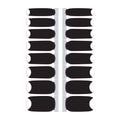 Black Moon Nail Polish Wraps (Transparent) - Edgy Nail Art