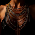Body Chain Jewelry Festival Layering Rave