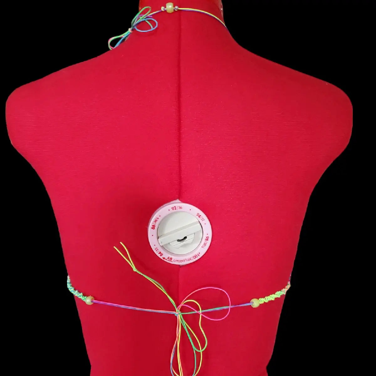 Kandi Bead Bra Top Cospay Rave Ribbon Womenswear Fit Piece Tube Women Lady