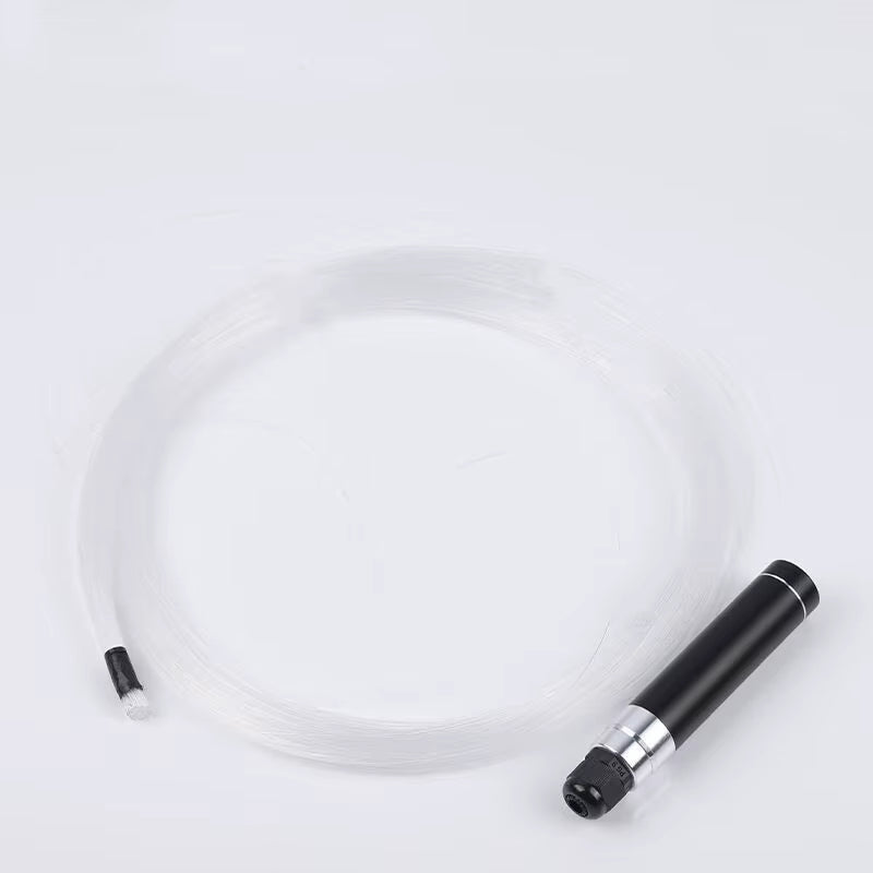 LED Fiber Optic Whip Rechargeable Fiber Optical Pixel Light-Up Whip Light Flow Toy F/Dance Party Lighting Show Rave EDM Music