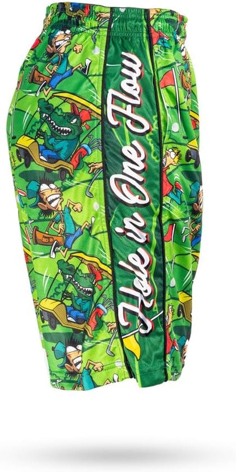 Golfing Gator Boys Athletic Shorts - Boys Golf Shorts - Gym Shorts