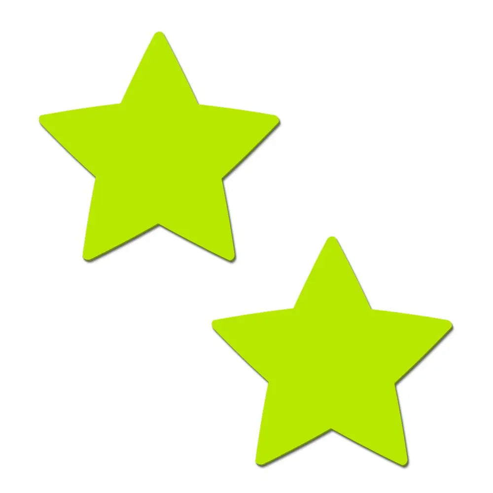 Star Pasties Glow in the Dark Star Nipple Covers by Pastease