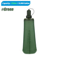 250ML 500ML Soft Flask, Running Water Bottle Foldable TPU Hydration Flask for Running Hydration Pack Cycling Hiking Marathon