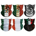 Venswell 6 Pics Mexican Neck Gaiter Face Mask Men Women,Seamless Bandana Rave Face Cover Scarf Mask,Balaclava,Headband, Head Wrap,Headwear