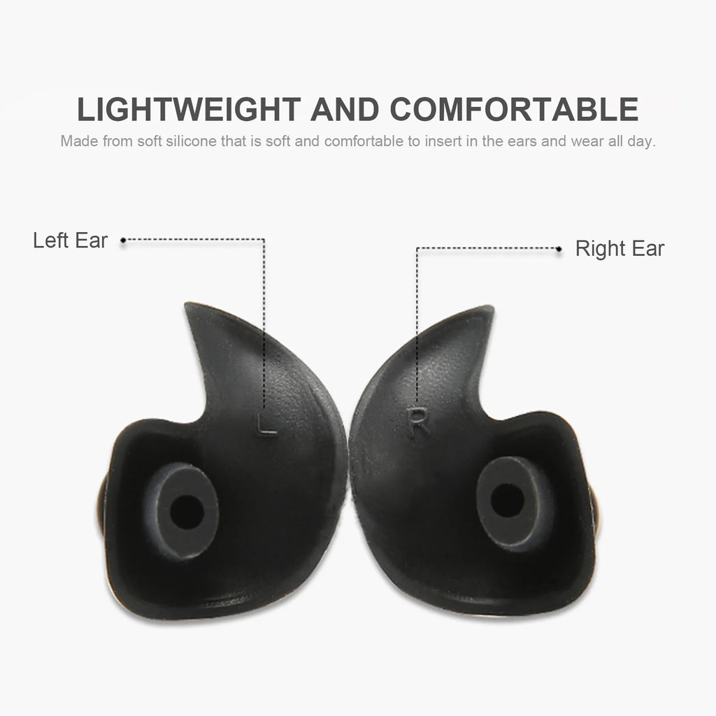 Swimming Ear Plugs Waterproof Reusable Silicone Swimming Ear Plugs Adults Swimming Ear Plugs for Showering Bathing Surfing Snorkeling