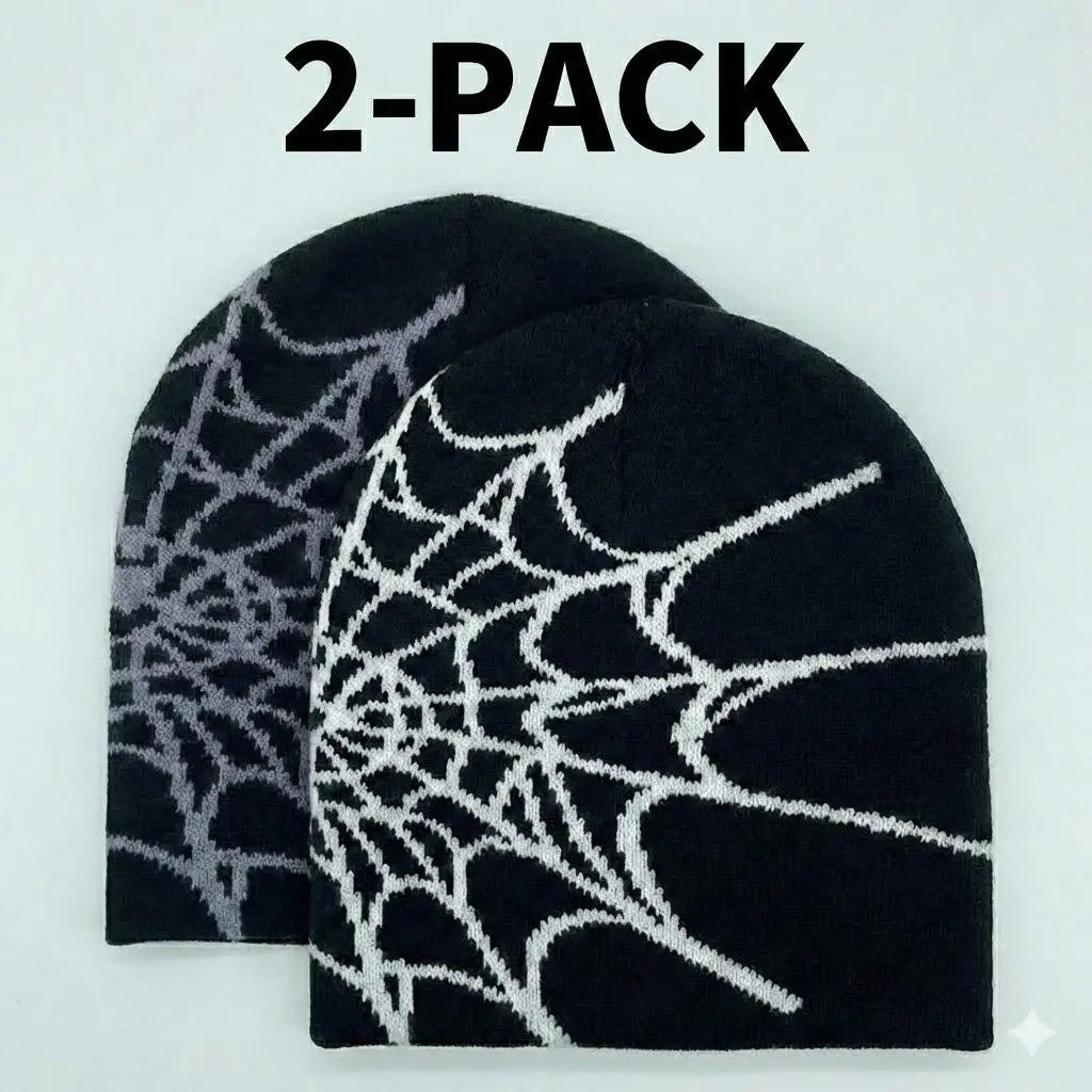 2026 Tiktok Viral Y2K Mesh Spider Web Beanie Breathable Night Rave Hat for Summer Festivals Goth Cyberpunk Unisex Accessory Men Women Baseball Cap Wave Adjustable Snapback
